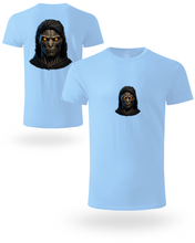 💀✨ “Lobanja sa Zlatnim Očima – 100% Organska Uniseks Majica” ⚡🌱 - tsrm8-120