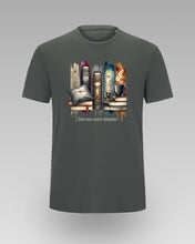 T-Shirt sa Motivom Knjiga i Kafe - tsrm16-009