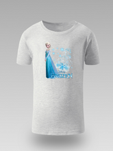 Frozen Elsa Dječija Majica – Plavi Dizajn sa Snježnim Efektom - tsrm13-112