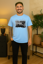 Vintage Car 100% organski pamuk Majica – Retro Street Style - tsrm10-15