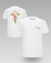 Print Majica sa Cvjetnim Krstom i Temom Vjere, 100% Organskog Pamuka - tsrm16-008