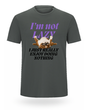 ✨ “Not Lazy – 100% Organska Uniseks Majica” 🐶😎🌱 - tsrm10-06