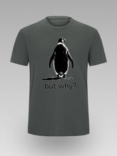 Majica sa Minimalnim Printom Pingvina “But Why?” - tsrm11-030