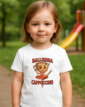 Dječija Majica – Dizajn Ballerina Cappuccino ☕🩰👕 - tsrm10-24