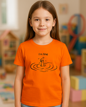 Dječija Organska Majica – I’m Fine Smiješni Print - tsrm9-1