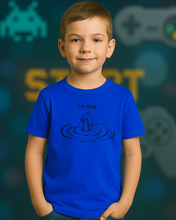 Dječija Organska Majica – I’m Fine Smiješni Print - tsrm9-1