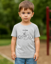 Dječija Organska Majica – I’m Fine Smiješni Print - tsrm9-1