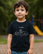 Dječija Organska Majica – I’m Fine Smiješni Print - tsrm9-1