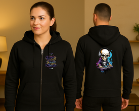 DJ Skull Hoodie – Prenesite Strast za Muzikom u Street Style - ytsrm4-6