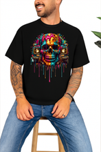 Urban Skull 100% organski pamuk Majica – Street Art Stil - tsrm6-5