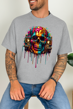 Urban Skull 100% organski pamuk Majica – Street Art Stil - tsrm6-5