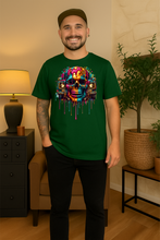 Urban Skull 100% organski pamuk Majica – Street Art Stil - tsrm6-5