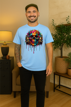 Urban Skull 100% organski pamuk Majica – Street Art Stil - tsrm6-5