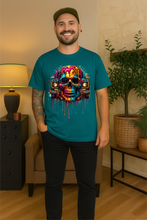Urban Skull 100% organski pamuk Majica – Street Art Stil - tsrm6-5