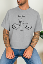 I’m Fine 100% organski pamuk Majica – Minimalistički Humor Dizajn - tsrm9-1